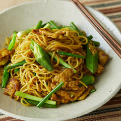 ぽん酢カレー焼きそば