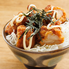 冷凍唐揚げで からマヨ丼