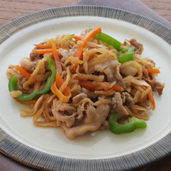 切り干し大根でチャプチェ風炒め