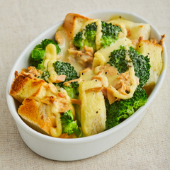 カルボナーラソースでパングラタン