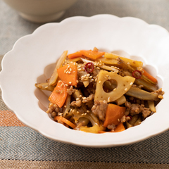 酢でさっぱり おかずきんぴら