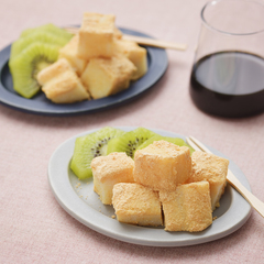 豆腐わらびもち 黒みつきな粉