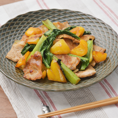 豚肉と彩り野菜のオイスターソース炒め