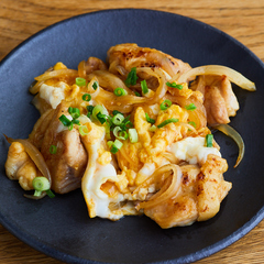 鶏肉の照りたま炒め