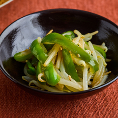 もやしとピーマンの中華あえ