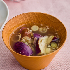 しょうが香る なすとみょうがのみそ汁