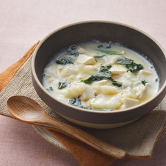 包まない ワンタンと豆腐のおかずスープ