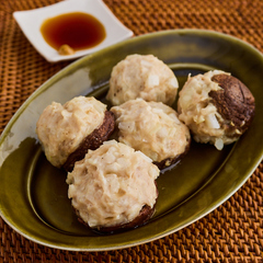 レンジで簡単 しいたけ焼売