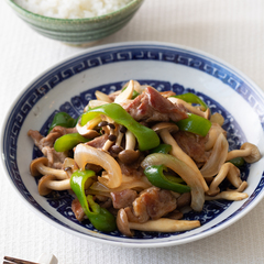 豚薄切り肉の中華炒め