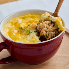 レンジで マグカップチーズオムライス