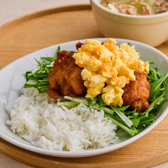 冷凍唐揚げでチキン南蛮丼