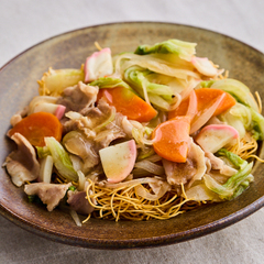 野菜たっぷり皿うどん