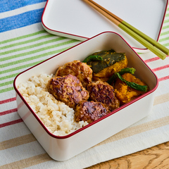 切り干し大根入りつくね＆かぼちゃの煮物弁当
