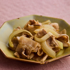 豚肉と玉ねぎのオイスター炒め