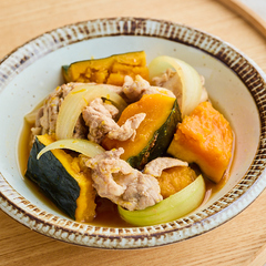豚肉とかぼちゃの煮物