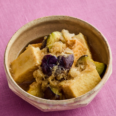 厚揚げとなすのみぞれ煮