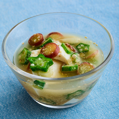 豆腐の冷やしみそ汁