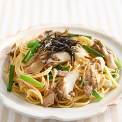 ツナときのこの和風パスタ