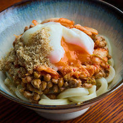 納豆キムチうどん