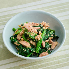 ほうれん草とツナのあえもの