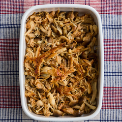 作り置きに きのことツナのガーリック炒め