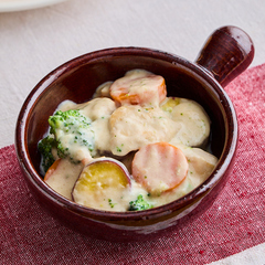 鶏むね肉とさつまいものクリーム煮