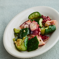 たこときゅうりの中華炒め