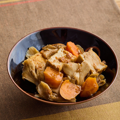 厚揚げとにんじんの甘辛煮