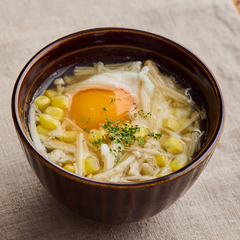 えのきと卵のスープ