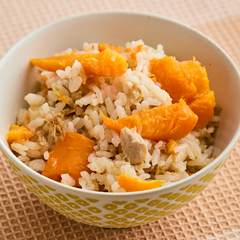 丸ごとにんじんの炊き込みご飯