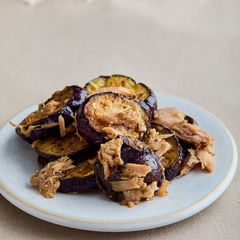 焼きなすとツナのマリネ