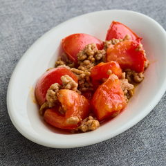 トマトのオイスター炒め