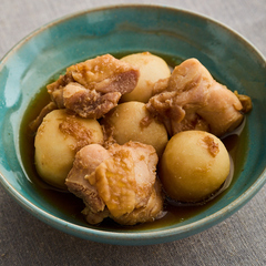 レンジで鶏肉と里いもの煮物