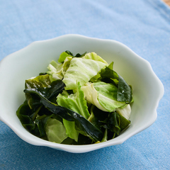 ちぎりキャベツの中華あえ