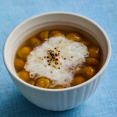 長芋となめこの中華スープ