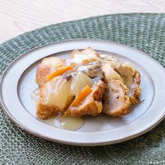コンビニ食材で 鶏の唐揚げ中華あん