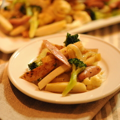 里芋でジャーマンポテト風