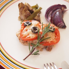 チキンのローズマリー＆チーズ焼き