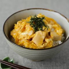 鶏胸肉で作る親子丼