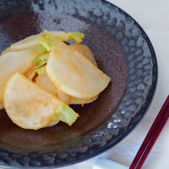 かぶの味噌炒め