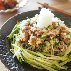 ねばウマ さっぱり納豆そば