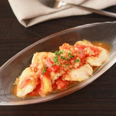 疲れた体に チキンとトマトのマリネ