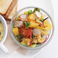 チキンとオレンジのマスタードサラダ