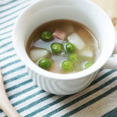 みどりのグリンピーススープ