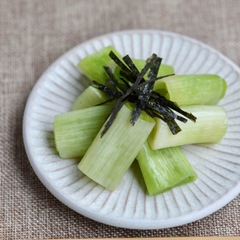 長ネギのお漬物風 レンジチンだけ