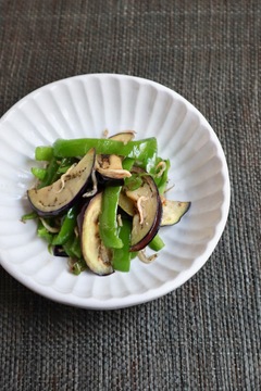 茄子とピーマンの雑魚炒め お弁当にも