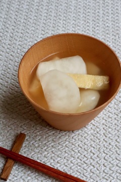 かぶとうすあげのみそ汁