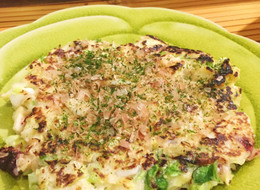 イカのあっさりお好み焼き
