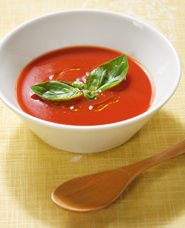 レンジでトマトスープ