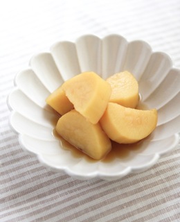 薩摩芋の蜂蜜とレモン煮